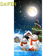 Full Round Diamond embroidery Full Square Diamond mosaic new year snowman moon Christmas tree DIY Diamond painting Cross stitch 2024 - buy cheap