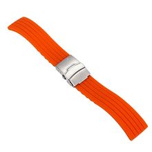 *Silicone Rubber Watch Strap Band Deployment Buckle Waterproof Watchband 16mm,18mm, 20mm, 22mm, 24mm Unisex Watch Accessories* 2024 - buy cheap