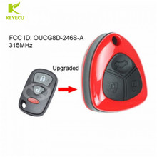 Keyecu chave remota de substituição atualizada 315mhz, para suzuki xl7 grand vitara aerio 2005-2007 fcc id: 2024 - compre barato