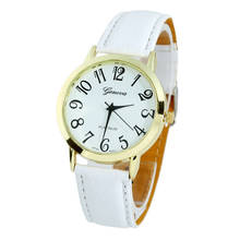 Gnova Platinum Women Watch Classic Rose Golden PU Leather Casual Ladies Wristwatch Girl Fashion quartz clock white dial B020 2024 - buy cheap