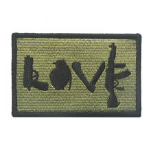 LOVE Embroidery Patch LOGO Embroidered Patches Military Tactical Armband Fabric Sticker Sewing Applique For Clothing Backage Cap 2024 - buy cheap