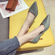 New women shoes pumps spring, autumn, shallow, pointed toe step on the heel and high heeled shoes. 2024 - buy cheap