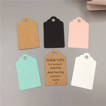 100Pcs Various Pattern Kraft Cardboard Gift Tag Handmade DIY Hang Head Labels For Happy Birthday Cake Muffin Bag Card Paper Tags 2024 - buy cheap