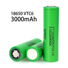 VariCore VTC6 3.7V 3000 mAh Lithium rechargeable Battery 18650 20A Discharge VC18650VTC6 Flashlight E-cigarette batteries 2024 - buy cheap