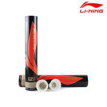 2 Dozen/lot Li-Ning Badminton Shuttlecock A+100 Lining Goose Feather Ball for Tournament Level Li Ning Birdie Battledore L659OLB 2024 - buy cheap