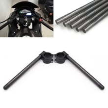 Cafe Racer Motorcycle Handlebar Racing Adjustable Carbon Fiber 31/32/33/36/37/38/39/41/45/46/48/50/51 mm Clip On Fork Handle Bar 2024 - buy cheap