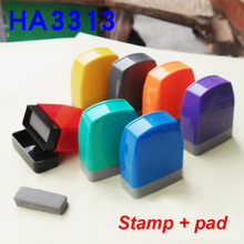 10Pcs Rectangle 3313mm Mix Color Holder plus Rubber Pad for Photosensitive Portrait Flash Stamp Machine 2024 - buy cheap