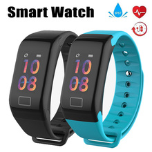 Color Screen Smart Watch With Heart Rate Blood Pressure Monitor Fitness Tracker IP67 Smartwatch Connect Iphone Android Phones 2024 - buy cheap