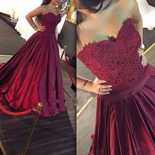 Vestido De noche Vintage árabe Borgoña Dubai 2021, Túnica De noche, línea A, escote Corazón, Formal, importado 2024 - compra barato