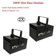 2Pcs/Lot New 200W Mist Haze Machine Hazer Machine with Fog Liquid Water Based Haze Machine DJ Disco Party Stage Effect Machine 2024 - buy cheap