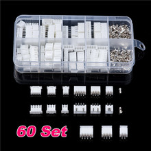 60 Set/180pcs  2.54mm JXT-XH 2-4 Pins Jumper Pin Wire Connector Header Socket Housing Female Terminals Connector Kit 2024 - buy cheap