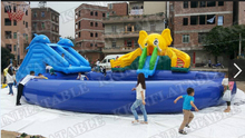 commercial elephant water slide inflatable water park for kids 2024 - buy cheap