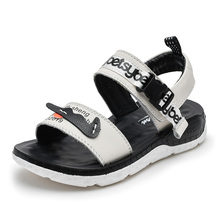 Top Quality Children Summer Shoes Fashion Kids Sandals Genuine Leather Boys & Girls Beach Shoes Size 26-37 2024 - buy cheap