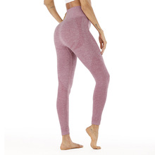 Sem costura controle de barriga calças de yoga elástico cintura alta compressão calças esportivas empurrar para cima correndo ginásio fitness leggings 2024 - compre barato
