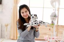 about 28cm simulation Dalmatian dog plush toy prone dalmatian dog ,kid's toy gift h743 2024 - buy cheap