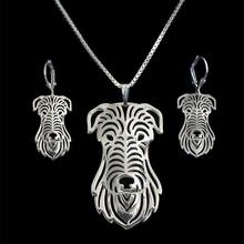 Conjunto de joyería para mujer con recorte de Metal de los amantes del perro escocés 2024 - compra barato