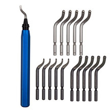 15pcs Metal Repair Deburring Tool Kit Bit Rotary Deburr Blades Remover deburring tool set for Wood Copper and Steel 2024 - buy cheap