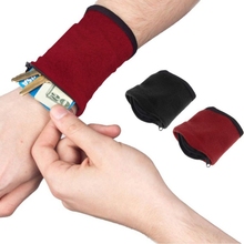 Zipper Wrist Wallet Pouch Running Sports Arm Band Bag For MP3 Key Card Storage Bag Case Badminton Basketball Wristband Sweatband 2024 - buy cheap