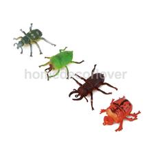 12 пластиковых жуки насекомые Скорпион фотоживотные дети розыгрыш шутка игрушка 2024 - купить недорого