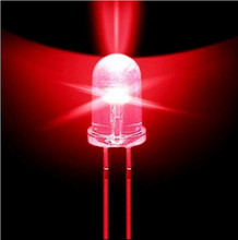 Free shipping 1000pcs 5MM Red LED light emitting diode F5mm Red LED Round 2024 - buy cheap