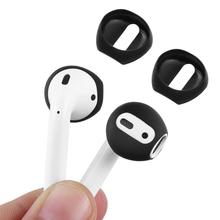 Kuulee Fashion Color 2 pairs Soft Ultra Thin Earphone Tips Anti Slip Earbud Silicone Earphone Case Cover For Apple AirPods E 2024 - buy cheap