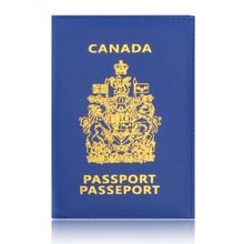 Funda de pasaporte de Canadá para mujer, tarjeta de identificación, tarjeta de documentos, soporte de pasaporte, funda de pasaporte para mujer, soporte para Canadá 2024 - compra barato