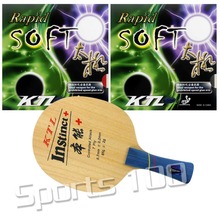 Pro Raqueta de tenis de mesa KTL Instinct + Shakehand FL con 2 piezas rápida suave 2024 - compra barato