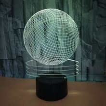 Basketball Colorful 3d Night Table Lamp Colorful Touch Control Gift Customized 3d Table Lamp Christmas Decorative Lights 2024 - buy cheap