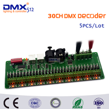 Controlador LED DMX, decodificador y controlador dmx fácil, 30 canales, envío gratuito con DHL 2024 - compra barato
