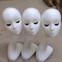 Novo estilo de cabeça peruca Gloss branco manequim cabeça manequim de fibra de vidro feminino manequim Head On Sale 2024 - compre barato