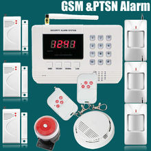 Best price Promotion Russian or English User manual GSM PSTN Alarm system Home security Alarm system Free shipping 2024 - buy cheap