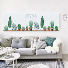 Potted Cactus Canvas Painting Wall Art Posters And Prints Nordic Poster Watercolor Wall Pictures For Living Room Decor 2024 - buy cheap