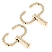 2 piezas de hebilla de Metal ajustable, Clip de cadena de bolso, longitud de la correa, acorta los accesorios del bolso 2024 - compra barato