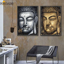 Cópia Da Lona Pintura Da Arte Do Cartaz Da Índia Chinês Zen budista Buddha Decoração Da Parede Pictures for Living Room Home Decor 2024 - compre barato