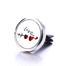Love Arrow Car Clip Perfume Essential Oil Diffuser Car Air Outlet Freshener Stainless Steel Fine Decoration Aroma Locket Jewelry 2024 - buy cheap