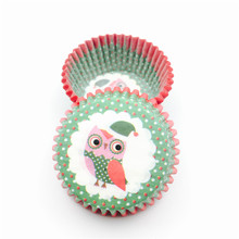 100pcs Christmas Owl Paper Cake Cups Cupcake Liner Baking Muffin Box Cup Case Party Tray Cake Mold Cupcake Decorations 2024 - buy cheap