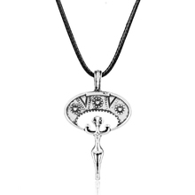 MQCHUN Alien Pendant Antique Silver Totem Amulet Necklace Slavic Lunula Norse Viking Necklace-30 2024 - buy cheap
