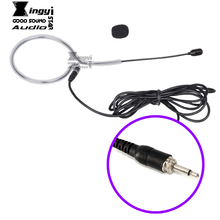 Single Earhook Headset Microphone 3.5mm Screw Plug Headworn Mic Mikrofon Mikrafon Mike For Karaoke Wireless BodyPack Transmitter 2024 - buy cheap