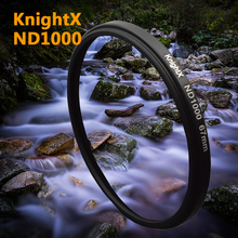 KnightX 52mm 58mm Neutral density ND 1000 ND1000 filter FOR Canon nikon EOS 1100D 700D 650D D5200 D5300 Digital Camera Lens 2024 - buy cheap