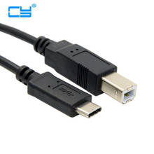 1pcs USB-C USB 3.1 Type C Male Connector to USB 2.0 B Type Male Data Cable for Cell Phone & Macbook & Laptop 2024 - buy cheap