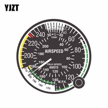 YJZT 11CM*11CM Car Helmet Car Sticker Airspeed Indicator FAA Air Force Accessories Decal 6-2175 2024 - buy cheap