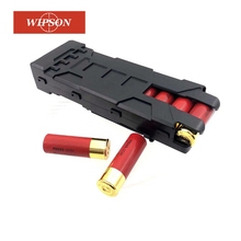 WIPSON Shot Gun Holder 10 Rounds ABS Tactical Pouch Reload Holder Molle Pouch For 12 Gauge Magazine Ammo Cartridge 2024 - buy cheap