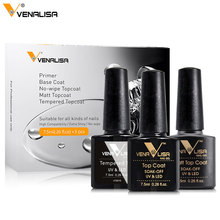 Venalisa nuevo 60 colores de Diseño de Arte de uñas de Gel UV/Gel del clavo LED baño 7,5 ml Primer/Base /-abrigo de Gel de uñas esmalte de uñas 2024 - compra barato