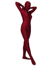 Crimson Spandex Full Body Zentai Tights 2024 - buy cheap