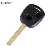 Keyyou capa de chave de carro para substituição, estojo com 3 botões para lexus rx330 es300 46mm lâmina toy40 2024 - compre barato