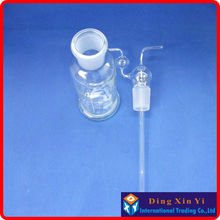 (2 tamanhos) tubo reto, garrafa de limpeza de gás de vidro de laboratório 250ml, cavidade, secagem ou remoção das impuridades do gás 2024 - compre barato