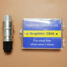 1 pc Corte suporte de lâmina para Graphtec CB09 silhouette cameo craftrobo + 5X60 Grau de Lâminas de corte de vinil atacado 2024 - compre barato