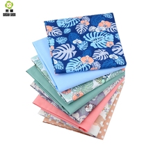 Shuanshuo-tela de retales para bebés y niños, tejido Floral hecho a mano, costura acolchada, sábanas de vestido, 40x50cm, 8 unids/lote 2024 - compra barato