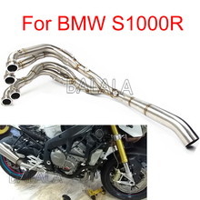 Motorcycle Exhaust Muffler Pipe Modified Stainess Steel Front Pipe Tube Slip on Full System Header Link Pipe For BMW S1000R 2024 - buy cheap