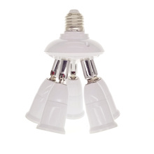 Adjustable 3/4/5 in 1 E27 Base Socket 110-240V lamp socket Splitter Led Light Lamp Bulb Adapter Holder e27 lamp holder converter 2024 - buy cheap